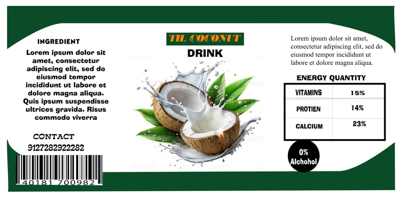 Til Coconut Drink Branding